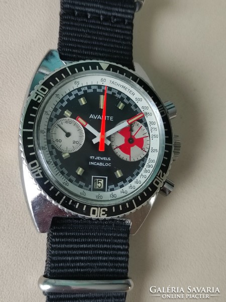 Avante vintage chronograph valjoux 7734 watch