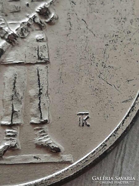 Dózsa s.E. Commemorative medal with tk sign 1955