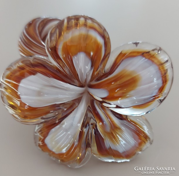 Murano glass napkin/candle holder