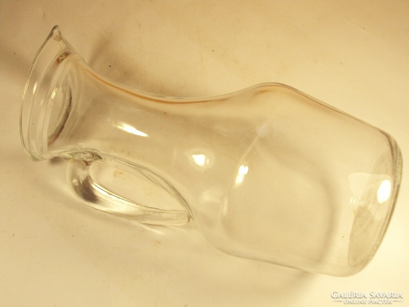 Glass pouring jug 25 cm high