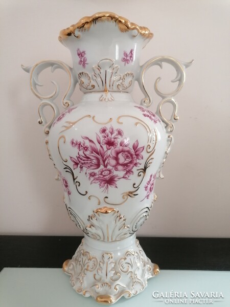 Hollóházi barokk váza