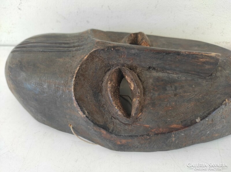 Antique African wooden mask lega folk dance Congo African mask damaged 520 drop 100 6927