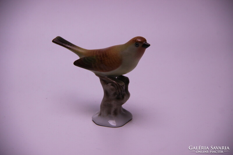 Herend porcelain little bird, flawless, marked