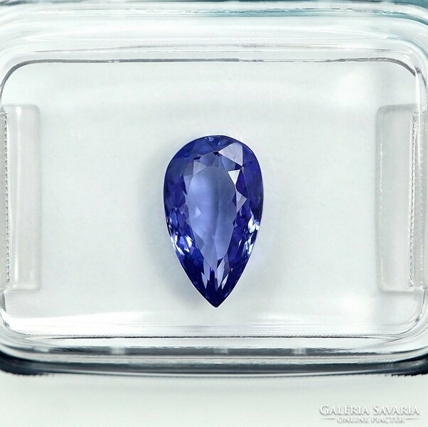 Tanzanite gemstone 1.68 ct with igi certificate