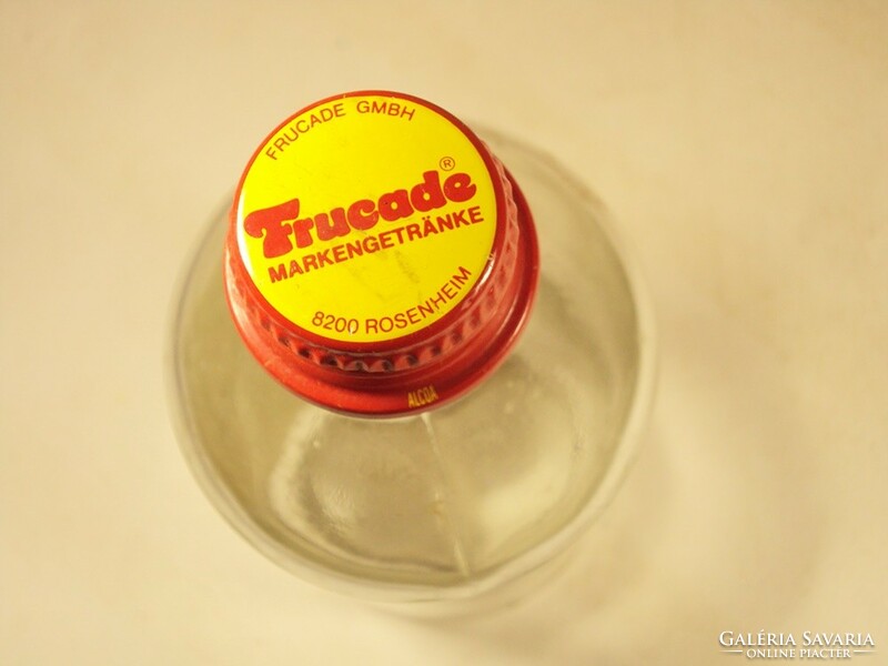 Retro frucade orange-lemonade soft drink glass bottle - early 1990s 0.33 liter