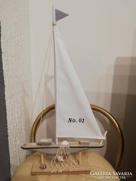 Wooden ship 48 cm