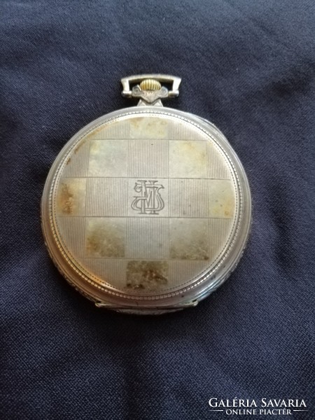 Antique silver Helvetian pocket watch