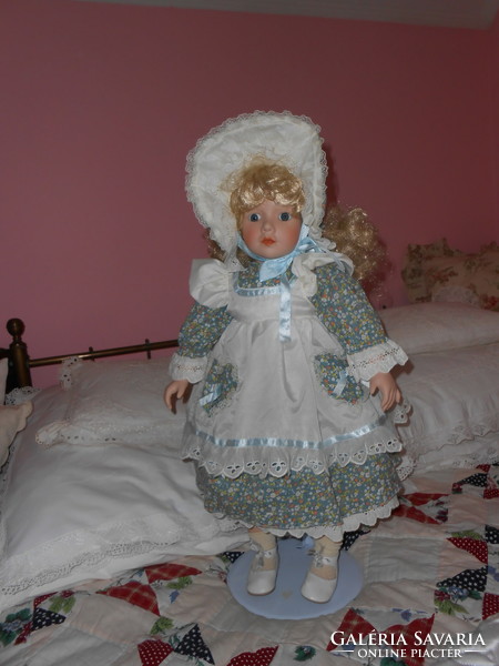 Beautiful big porcelain doll. 60cm!