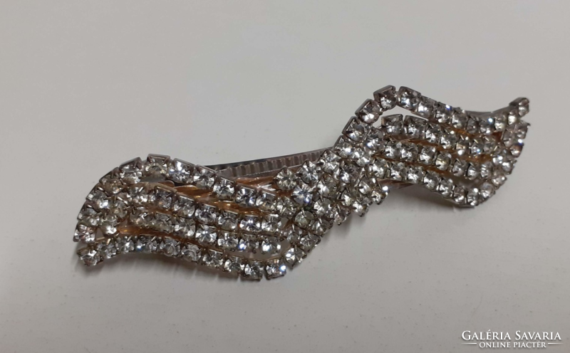 French hair clip with safety clasp in beautiful condition