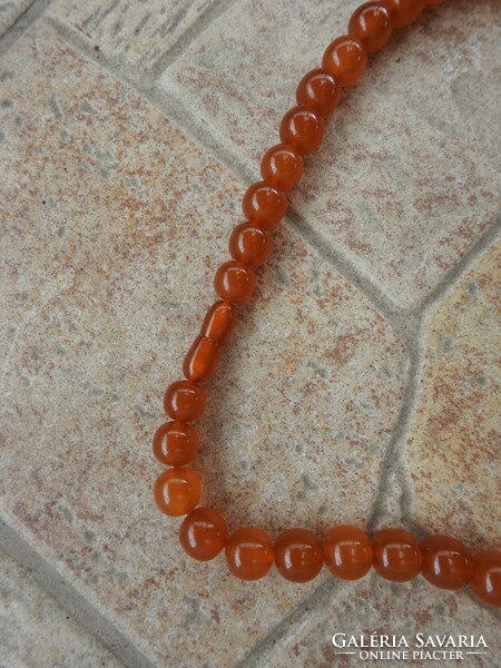 Old amber necklace