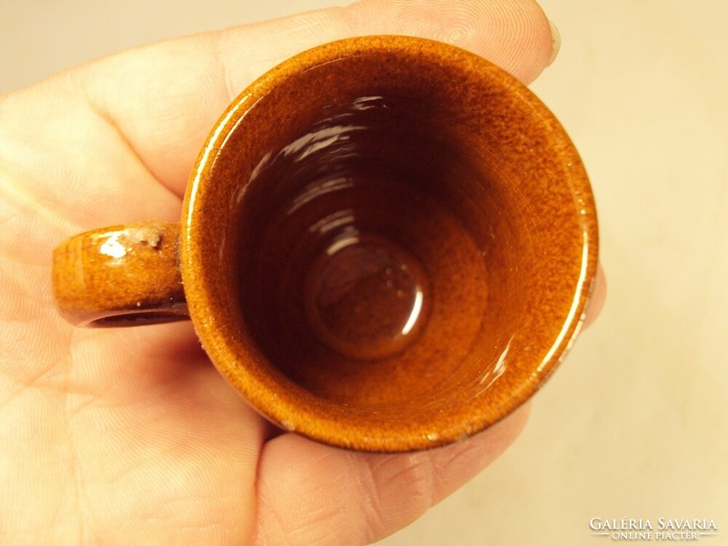Régi retro kerámia mini csésze bögre Lillafüred turista emlék szuvenír