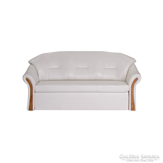 KENZO ágyazható, szivacsos, textilbőr bézs/beige színű kanapé
