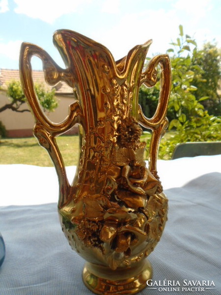 A wonderful vase of Empire-style (Zsolnay) eozin from France