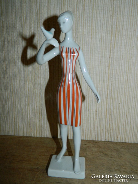 Kőbánya porcelain factory bird girl