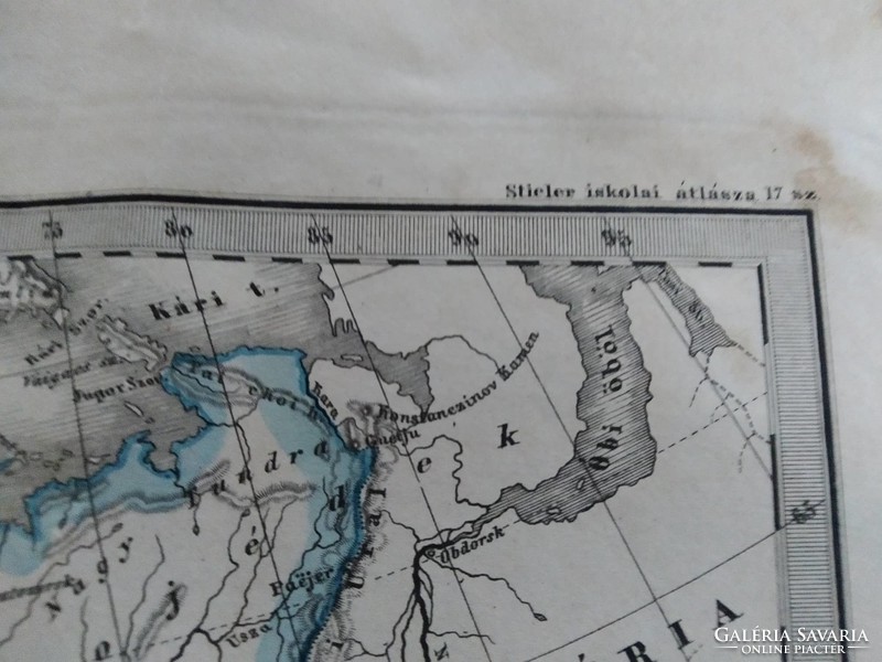 Stieler's school compass, the European part of the Russian Empire (1878)