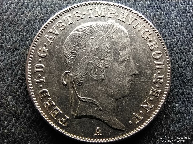Ausztria V. Ferdinánd (1835-1848) .583 ezüst 20 Krajcár 1848 A UNC ROLNIBÓL (id74127)