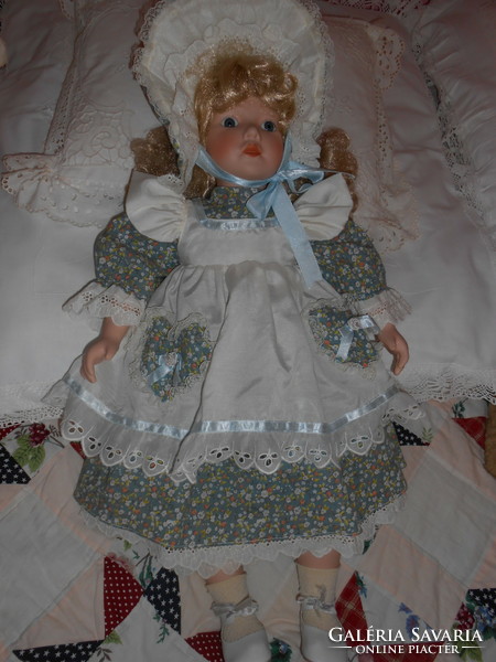 Beautiful big porcelain doll. 60cm!