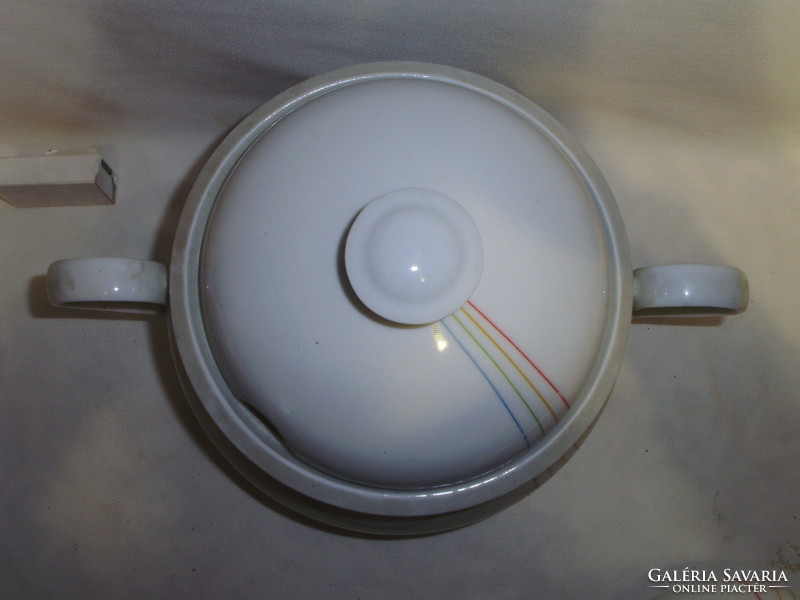 Alföldi porcelain - soup bowl, stew bowl, sauce bowl, cup, salt shaker, lid - together - to fill the gap