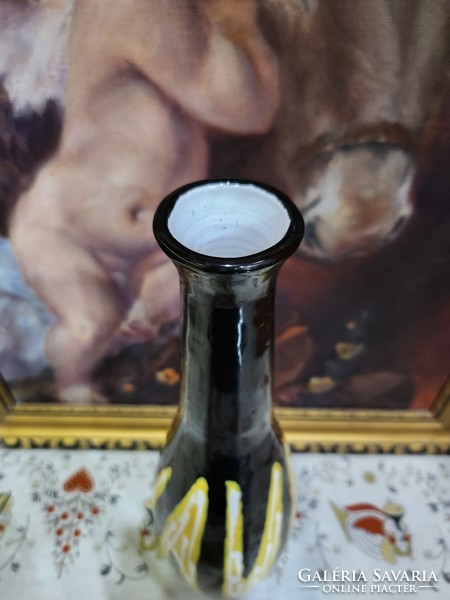 Rare retro ceramic vase by Illís László