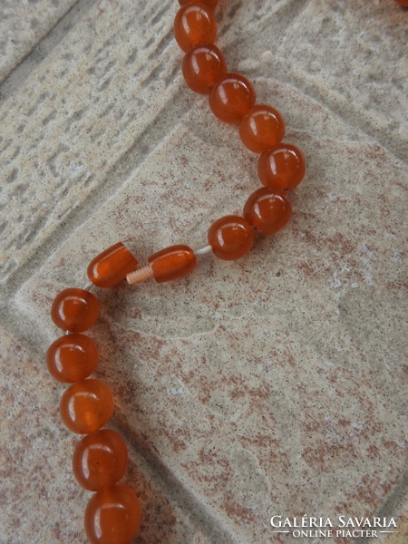 Old amber necklace