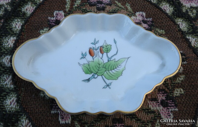 Herend rosehip pattern ashtray - bowl - tray