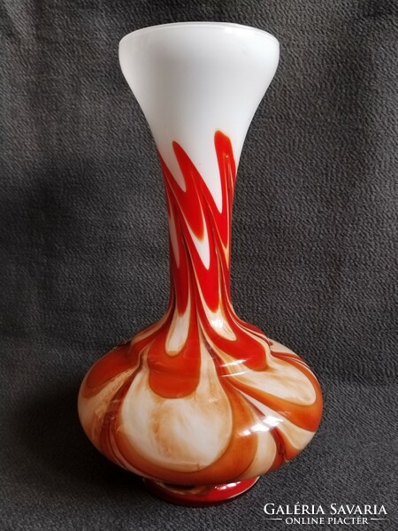 Large carlo moretti opaline florance glass vase