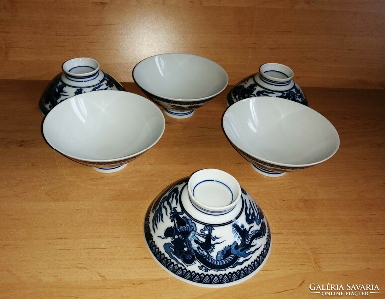 Kínai porcelán tálkák tányér tál 6 db egyben (2p)