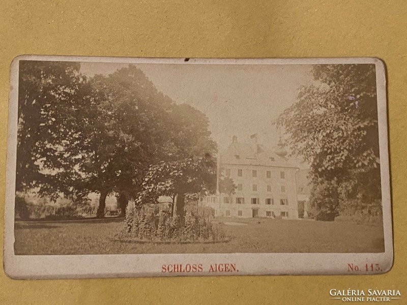 Schloss Aigen  No:115 készítő Baldi  &Würthle  kb 1880-1890 Salzburg