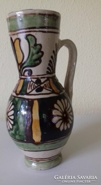 Korondi ceramic goblet, made by páll antal in 1977