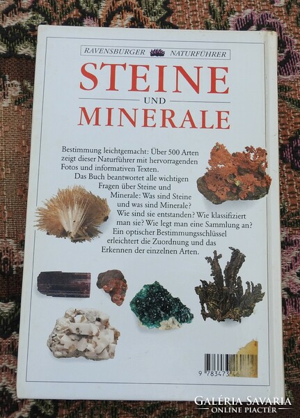 Ravensburger természeti útmutató kövek és ásványok - NÉMET NYELVEN - Ravensburger Naturführer Steine