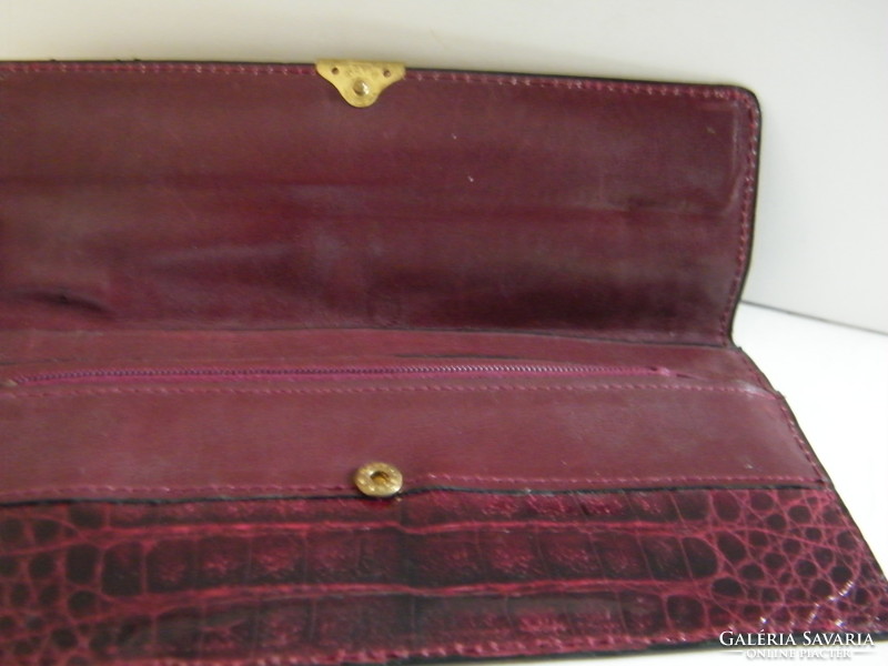 Crocodile leather briefcase, handbag