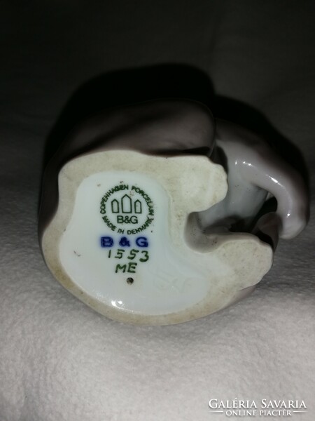 Rare Danish numbered porcelain cat