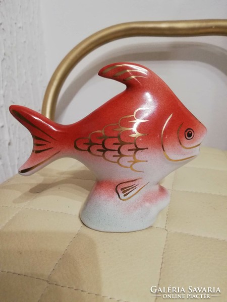 Old ceramic fish