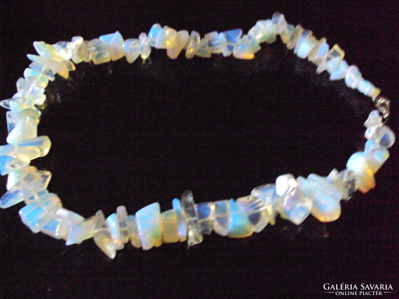 Opal mineral necklace
