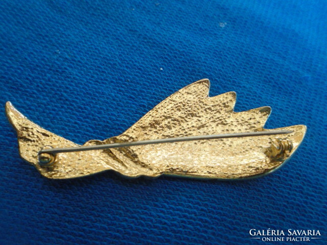 Old brooch with unique sparkling zirconium