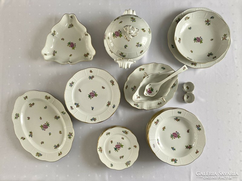 Herend Eton pattern tableware for 6 people