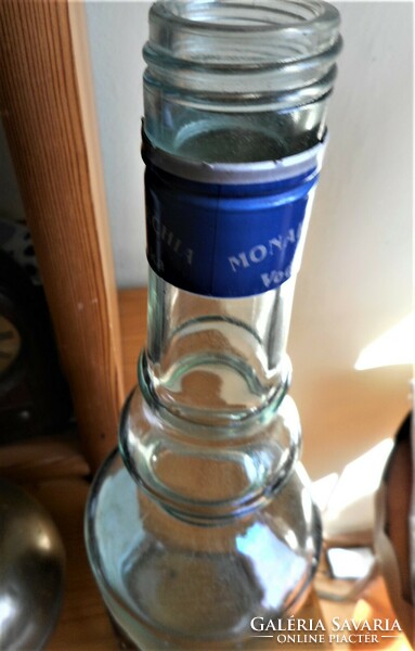 Bottle with old label, monarchy vodka l.L. (Győri Liquor Factory rt.)