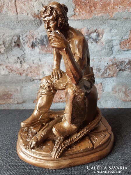 Fisherman statue