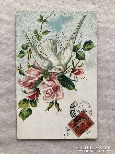 Antique litho postcard - 1907