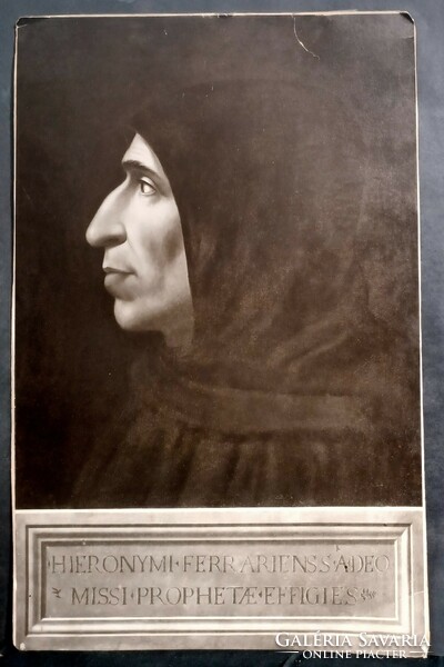 Portrait of Hieronymus of Ferrara / Prophet Jerome - print (48x31 cm) - religious image