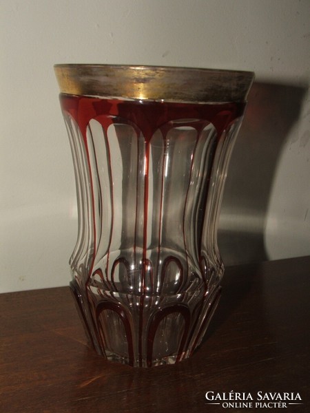 Beautiful polished, stained, gilded Bieder cup