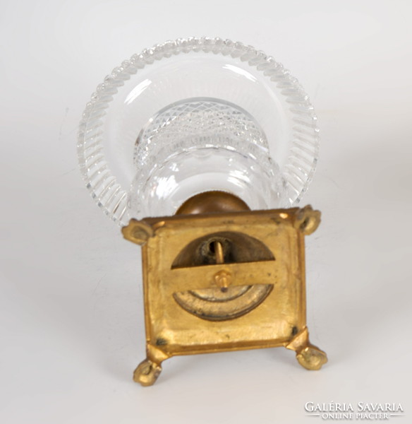 Gilded bronze glass bowl / serving tray