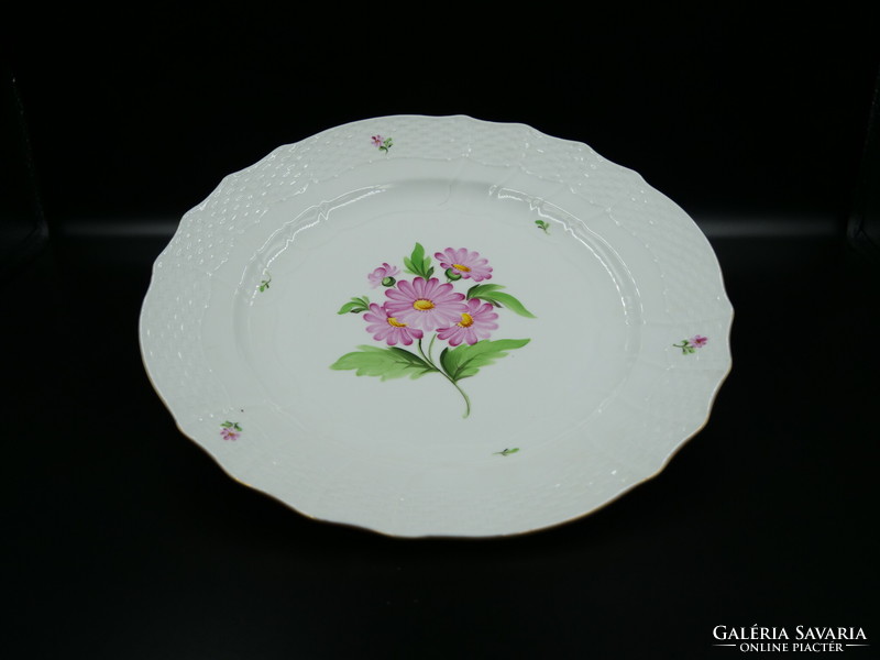Herend flower pattern large flat plate