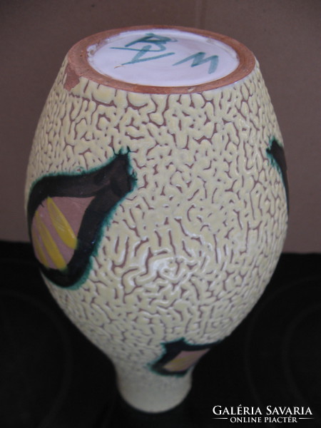 Signed retro vase bvm