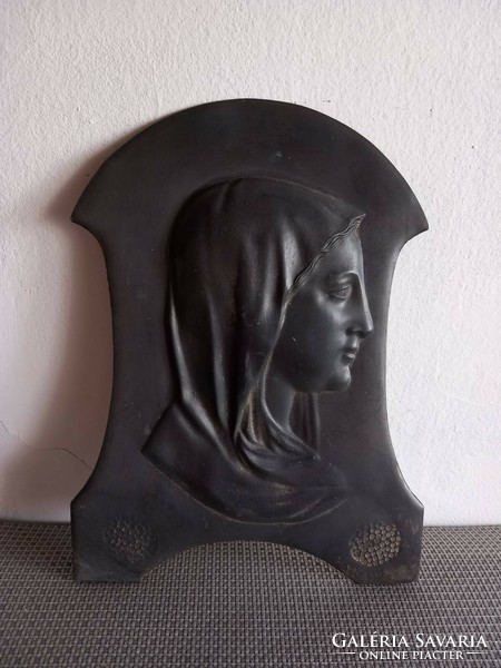 Art Nouveau metal relief picture negotiable!