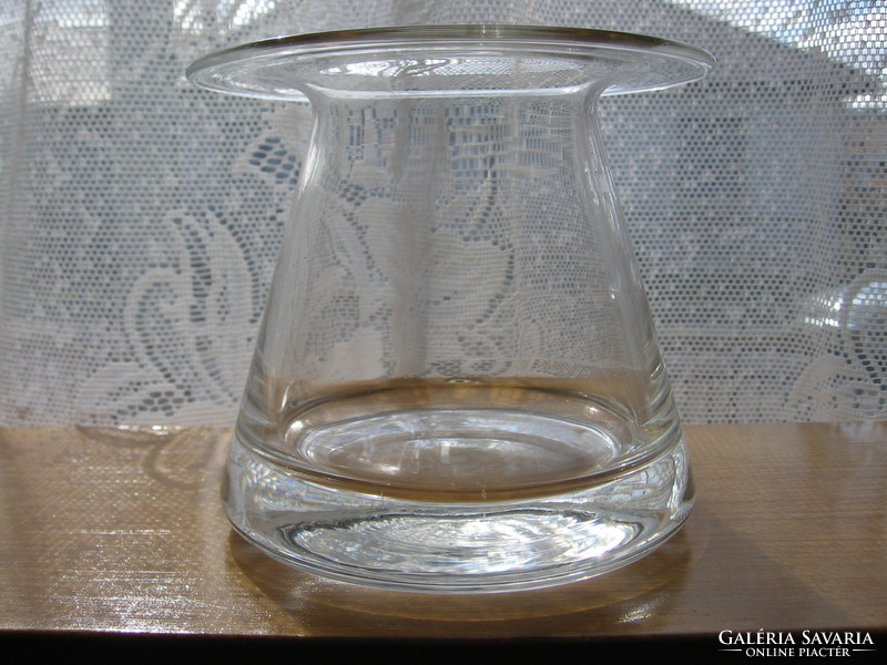 Retro skandináv kristály váza