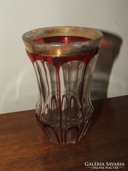 Beautiful polished, stained, gilded Bieder cup