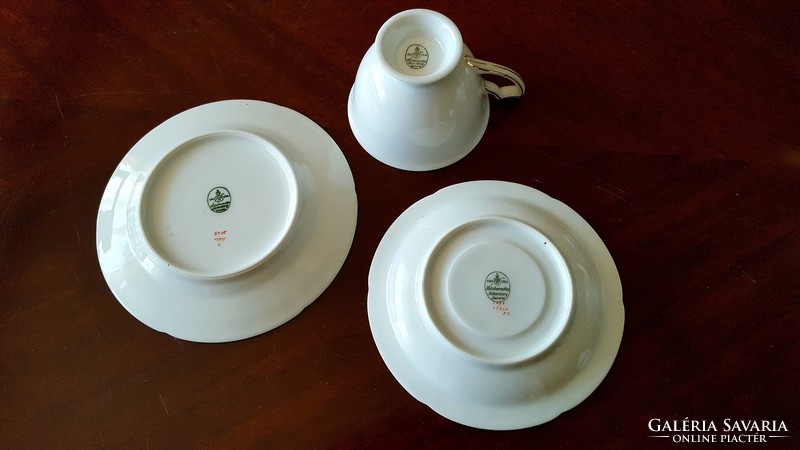 Snow white hutschenreuther breakfast and tea set for 6 people