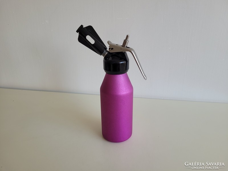 Old retro purple foam siphon siphon mid century