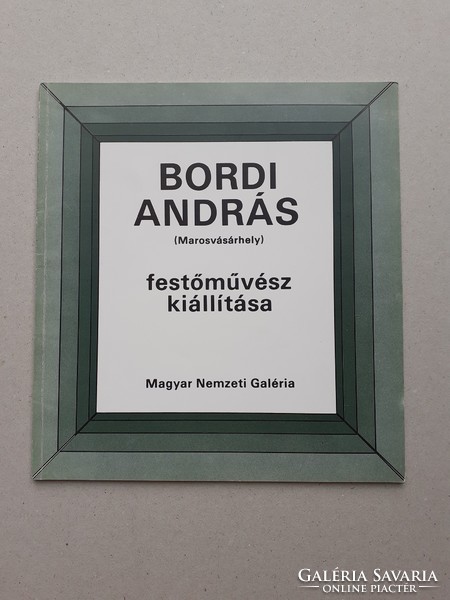 András Bordi - catalog